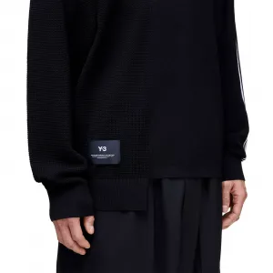 adidas Y-3 Loose Fit Viscose Blend Crewneck Sweater "Black" (KR2395)