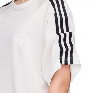 adidas Y-3 Short Sleeve T_shirt 3-Stripes "Core White" (JY8187)
