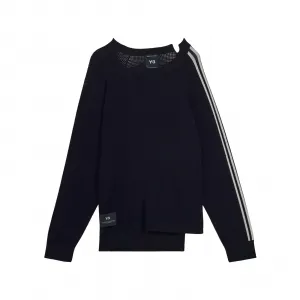 adidas Y-3 Loose Fit Viscose Blend Crewneck Sweater "Black" (KR2395)