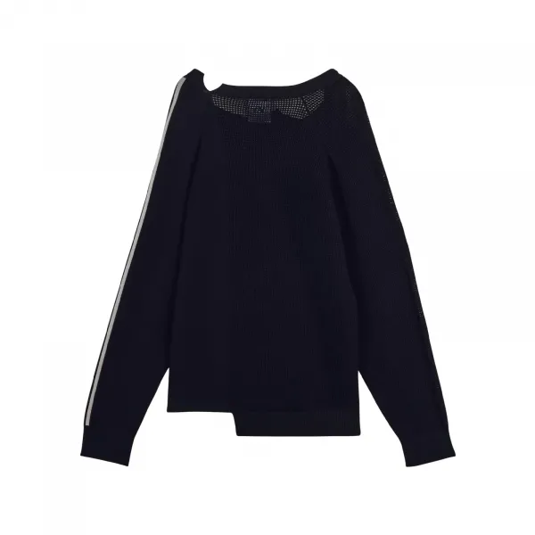 adidas Y-3 Loose Fit Viscose Blend Crewneck Sweater "Black" (KR2395)