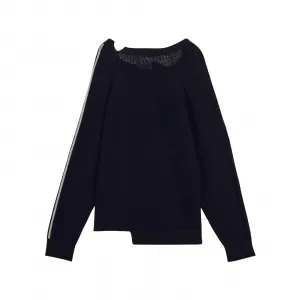 adidas Y-3 Loose Fit Viscose Blend Crewneck Sweater "Black" (KR2395)