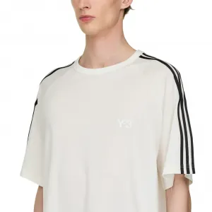 adidas Y-3 Short Sleeve T_shirt 3-Stripes "Core White" (JY8187)