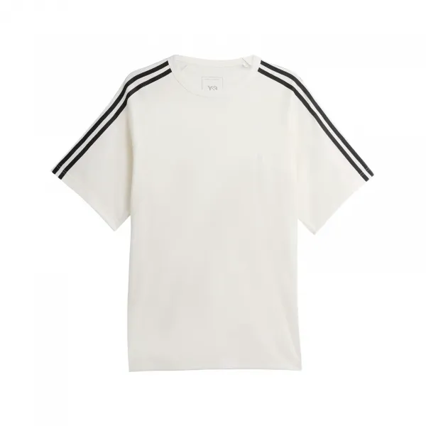 adidas Y-3 Short Sleeve T_shirt 3-Stripes "Core White" (JY8187)
