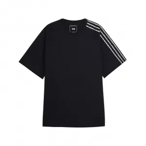 adidas Y-3 Raw Edge 3 Stripes SS Tee "Black" (KQ9793)
