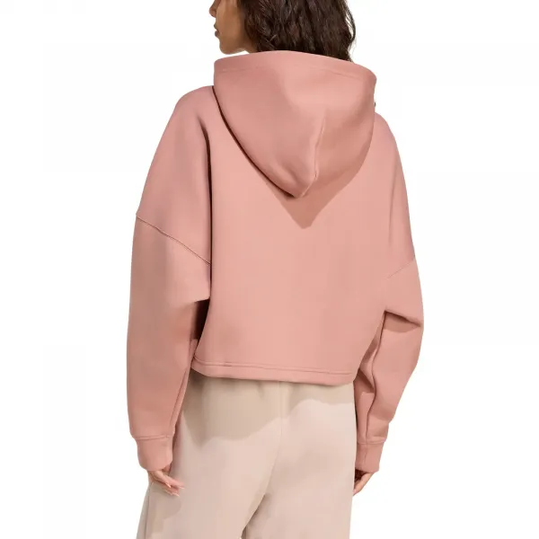 adidas Off Placed 3-Stripes Hoodie W "Warm Clay" (JW3601)
