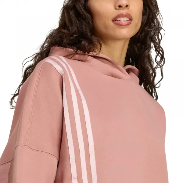 adidas Off Placed 3-Stripes Hoodie W "Warm Clay" (JW3601)