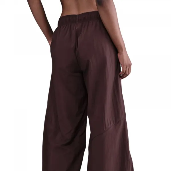 Nike Sportswear Wide Leg Woven Pants Wmns "Burgundy Crush" (IH8508-652)