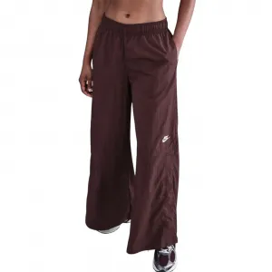 Nike Sportswear Wide Leg Woven Pants Wmns "Burgundy Crush" (IH8508-652)