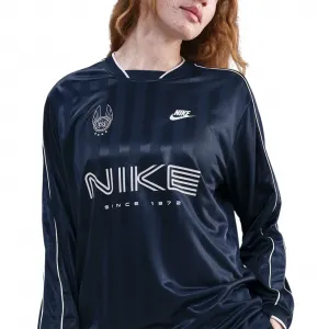 Nike Sportswear Longsleeve Jersey Top Wmns "Midnight Navy" (IM7452-410)