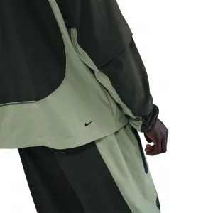 Nike Tech Dri-FIT Woven Color-Block Windrunner Loose Jacket "Sequoia" (IH8461-355)