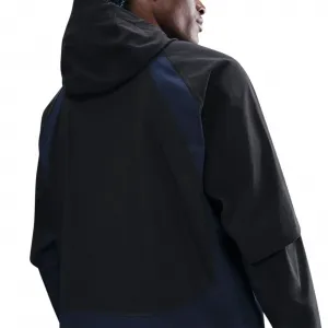 Nike Tech Dri-FIT Woven Color-Block Windrunner Loose Jacket "Black" (IH8461-010)