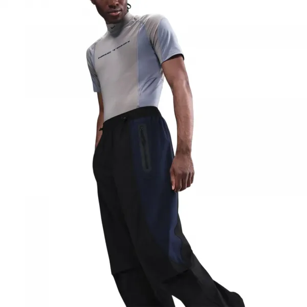 Nike Tech Dri-FIT Woven Colour-Block Oversized Trousers "Black" (IH8466-010)