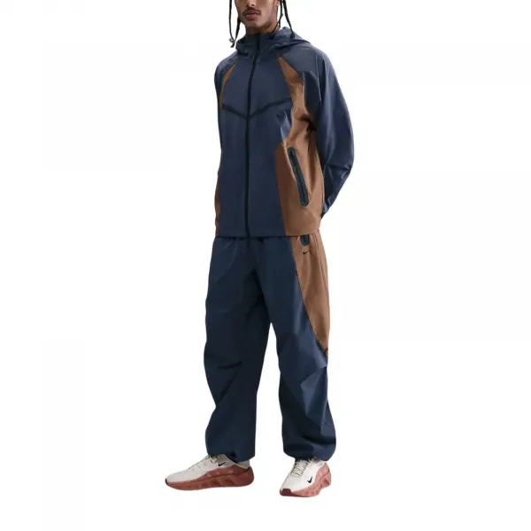 Nike Tech Dri-FIT Woven Colour-Block Oversized Trousers "Thunder Blue" (IH8466-437)