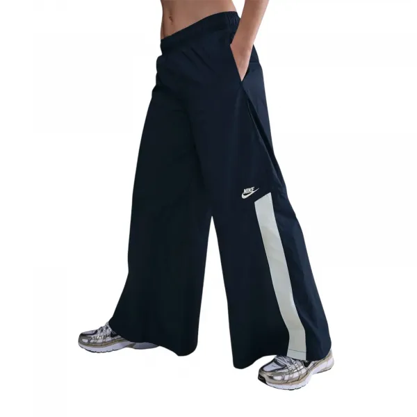 Nike Sportswear Wide Leg Woven Pants Wmns "Midnight Navy" (IH8508-410)