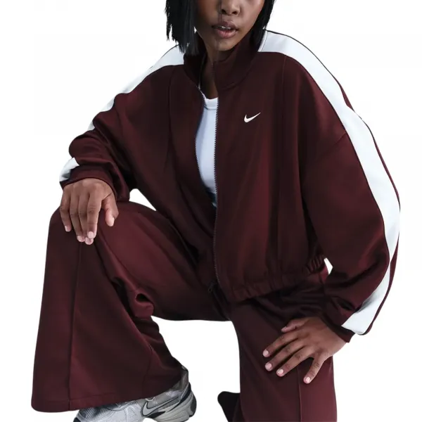 Nike Sportswear Track Jacket Wmns "Burgundy Crush" (IM7444-652)