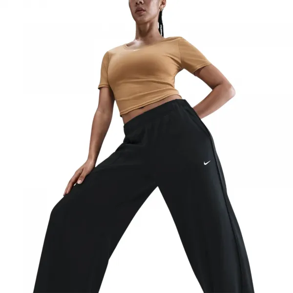 Nike Sportswear Mid-Rise Wide-Leg Track Pants Wmns "Black" (IH8514-010)
