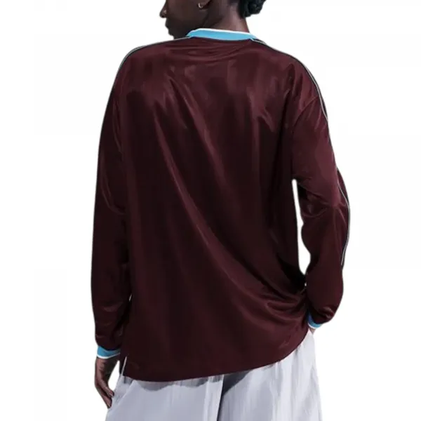 Nike Sportswear Longsleeve Jersey Top Wmns "Burgundy Crush" (IM7452-652)