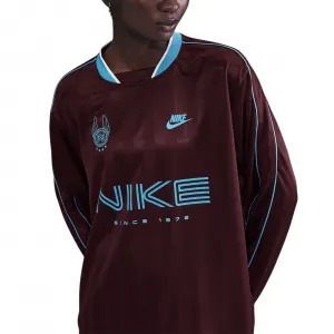 Nike Sportswear Longsleeve Jersey Top Wmns "Burgundy Crush" (IM7452-652)
