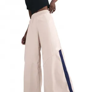 Nike Sportswear Wide Leg Woven Pants Wmns "Slit Red" (IH8508-667)