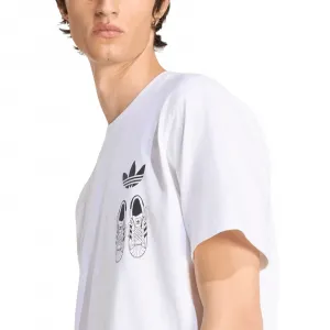 adidas Shoes 4 Loose Graphic T-Shirt "White" (IA4485)