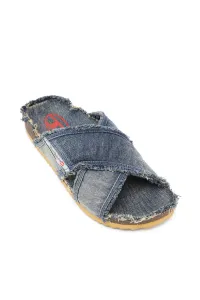 Šľapky Diesel Woodstock D-Woodstock Cross Sandals Blue Denim