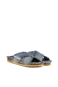 Šľapky Diesel Woodstock D-Woodstock Cross Sandals Blue Denim