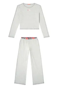 Pyžamo Diesel Set-Gilda-D-Core Pyjama Grey Melange (No Bros)