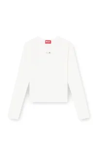 Tričko Diesel T-Uncutieslong-Ls-Od Tank Top Off White