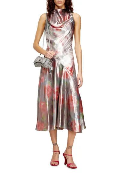 Šaty Diesel D-Ebra Dress Bordeaux