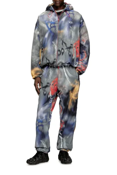 Bunda Diesel J-Mirr Jacket Grey/Purple