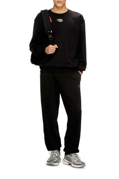 Mikina Diesel S-Norm-Iod Sweat-Shirt Caviar