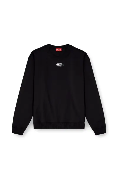 Mikina Diesel S-Norm-Iod Sweat-Shirt Caviar