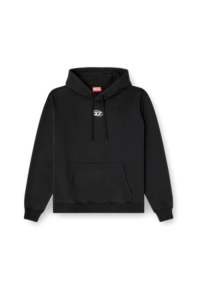 Mikina Diesel S-Norm-Hood-Iod Sweat-Shirt Caviar