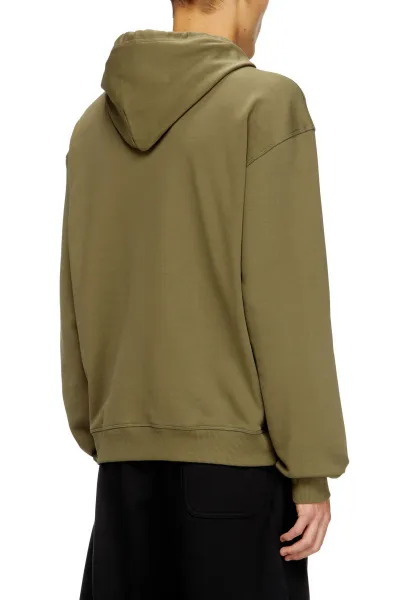 Mikina Diesel S-Norm-Hood-Iod Sweat-Shirt Ivy Green