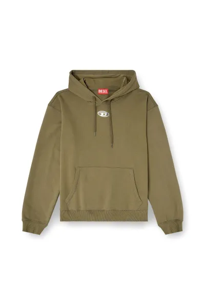 Mikina Diesel S-Norm-Hood-Iod Sweat-Shirt Ivy Green