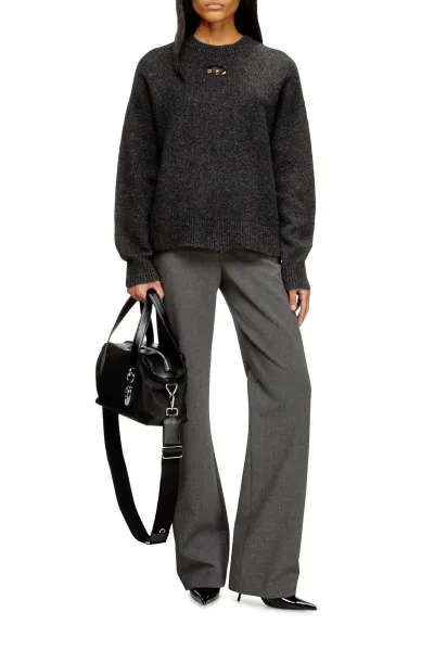 Sveter Diesel M-Areeta Knitwear Dark Grey Melange