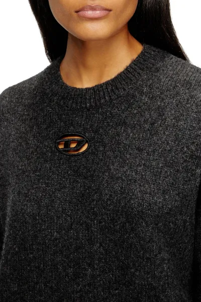 Sveter Diesel M-Areeta Knitwear Dark Grey Melange