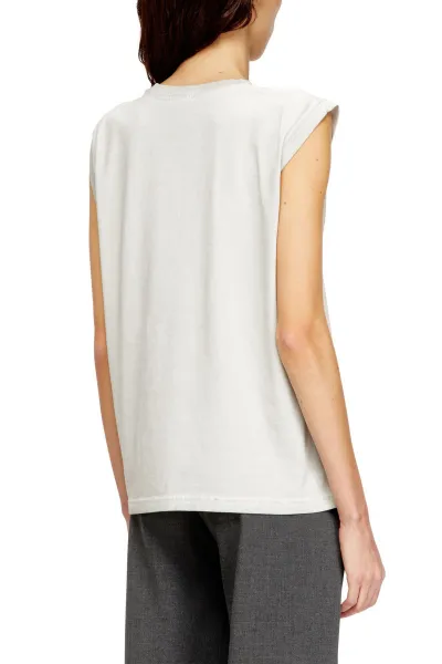 Tričko Diesel T-Embej T-Shirt Off White