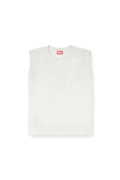 Tričko Diesel T-Embej T-Shirt Off White