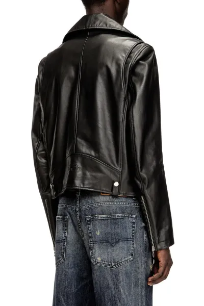 Bunda Diesel L-Eo-Wrd Jacket Black