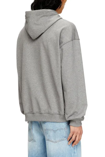 Mikina Diesel S-Boxt-Hood-V4 Sweat-Shirt Grey Melange Bc21