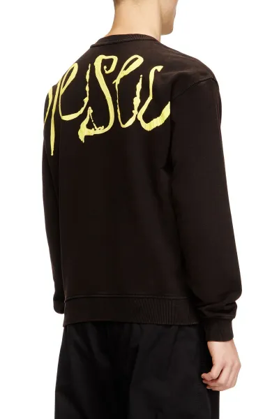 Mikina Diesel S-Norm-V1 Sweat-Shirt Black