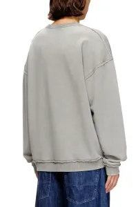 Mikina Diesel S-Boxt-Raw-V1 Sweat-Shirt Steeple Gray