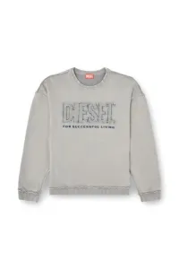 Mikina Diesel S-Boxt-Raw-V1 Sweat-Shirt Steeple Gray