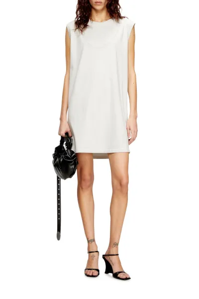 Šaty Diesel D-Emb Dress Off White