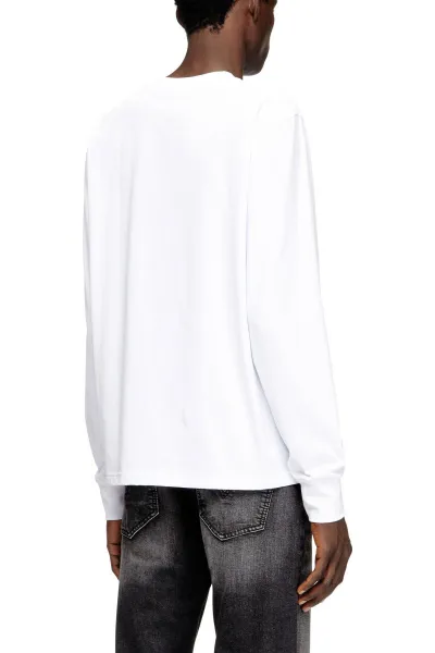 Tričko Diesel T-Adjust-Ls-V1 T-Shirt Bright White