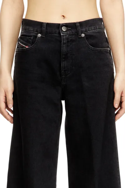 Džínsy Diesel 1978 D-Akemi Trousers Black/Denim