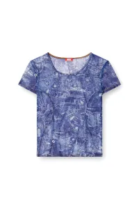 Tričko Diesel Kasia-Dnm T-Shirt Vintage Indigo