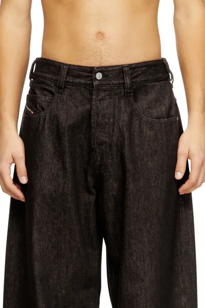 Džínsy Diesel 1997 D-Enim-M Trousers Black/Denim