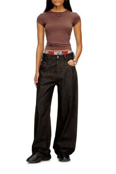 Džínsy Diesel 1997 D-Enim-M Trousers Black/Denim